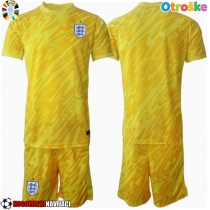 Otroške Nogometnih dresov Anglija Vratar Gostujoči EP 2024 Kratki rokavi (+ hlače)